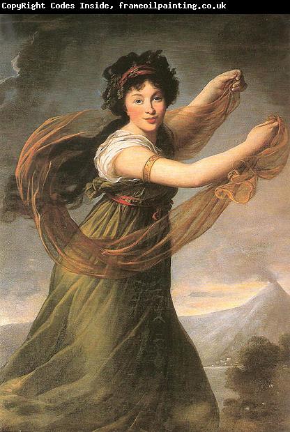 Elisabeth LouiseVigee Lebrun Portrait of Pelagie Sapiezyna nee Potocka