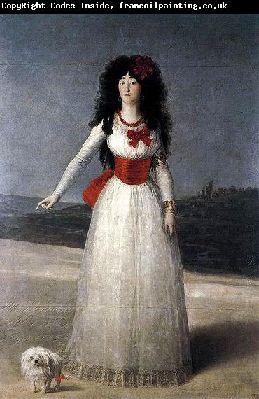 Francisco de Goya Duchess of Alba-The White Duchess