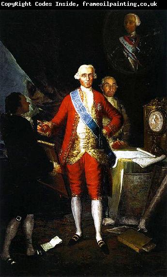 Francisco de Goya Portrait of Jose Monino, 1st Count of Floridablanca and Francisco de Goya