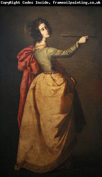 Francisco de Zurbaran Saint Ursula