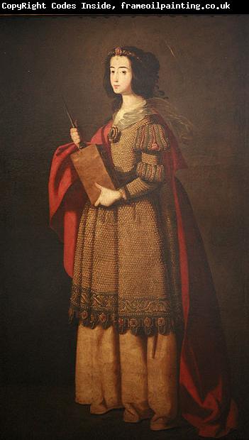 Francisco de Zurbaran Saint Engracia