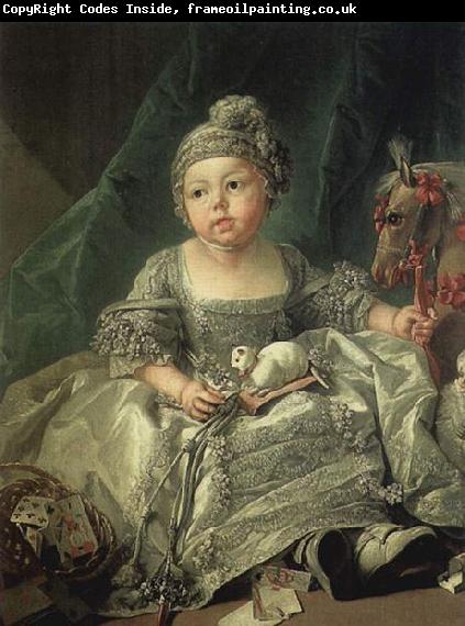 Francois Boucher Portrait of Louis Philippe of Orleans as a child