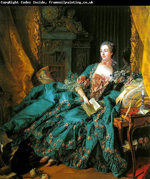 Francois Boucher Portrait of Madame de Pompadour