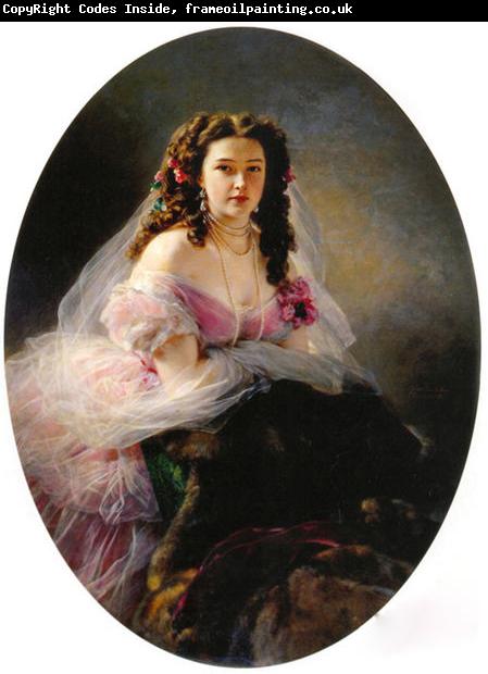 Franz Xaver Winterhalter Portrait of Madame Barbe de Rimsky-Korsakov