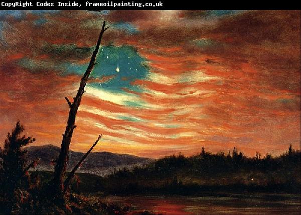 Frederick Edwin Church Our Banner in the Sky