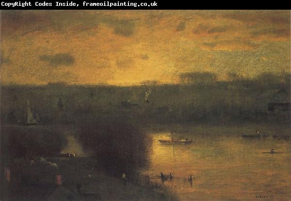 George Inness Sunset on the Passaic