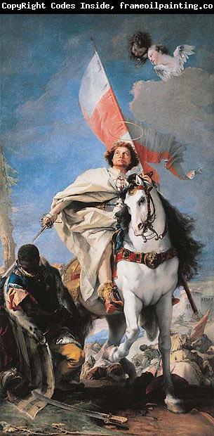 Giovanni Battista Tiepolo St Jacobus defeats the Moors