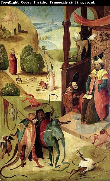 Hieronymus Bosch Saint James and the magician Hermogenes.