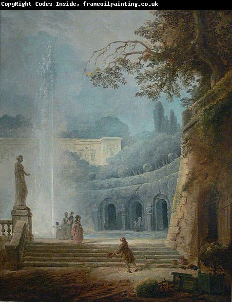 Hubert Robert The Fountain