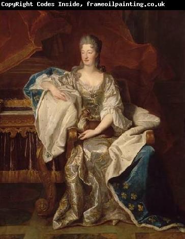 Hyacinthe Rigaud Portrait of Marie Anne de Bourbon