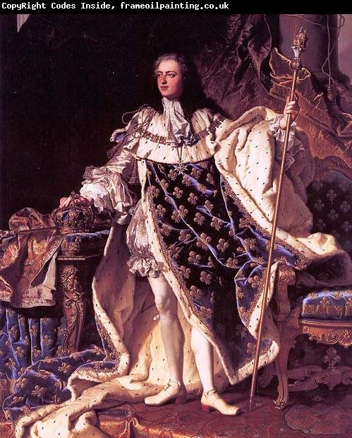 Hyacinthe Rigaud Portrait of Louis XV of France (1710-1774)