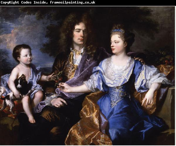 Hyacinthe Rigaud Portrait de la famille Leonard