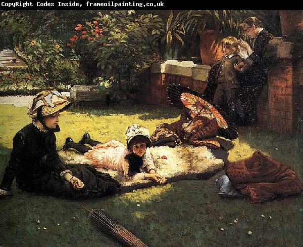 James Tissot In the Sunshine