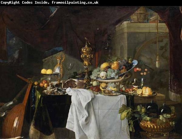 Jan Davidsz. de Heem A Table of Desserts or Un dessert