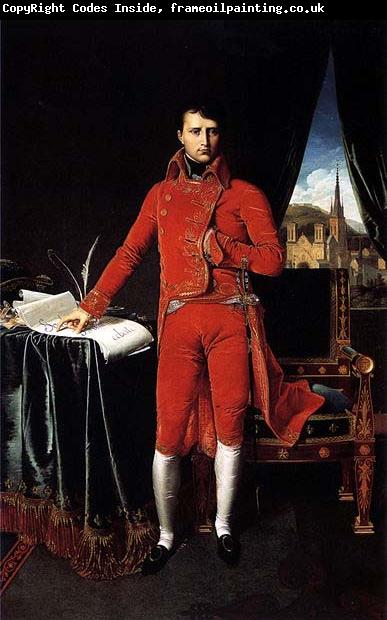 Jean Auguste Dominique Ingres Portrait de Napoleon Bonaparte en premier consul