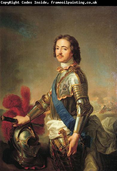 Jean Marc Nattier Portrait of Peter I of Russia