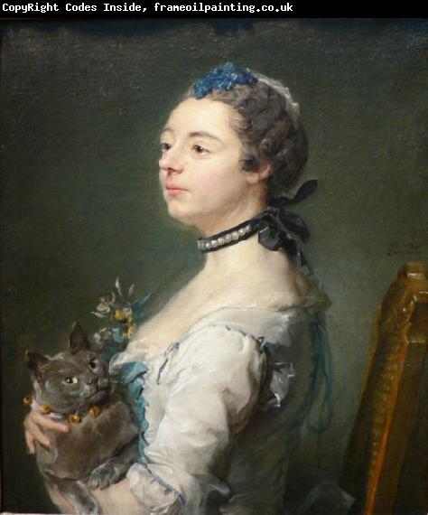 Jean-Baptiste Perronneau Portrait of Magdaleine Pinceloup de la Grange, nee de Parseval