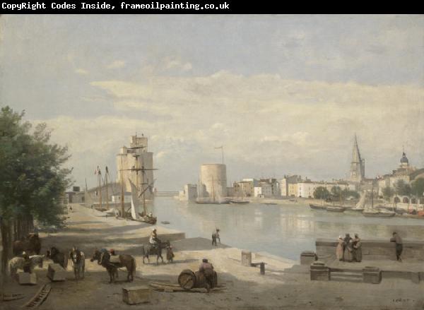 Jean-Baptiste-Camille Corot The Harbor of La Rochelle