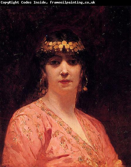 Jean-Joseph Benjamin-Constant Portrait of an Arab Woman