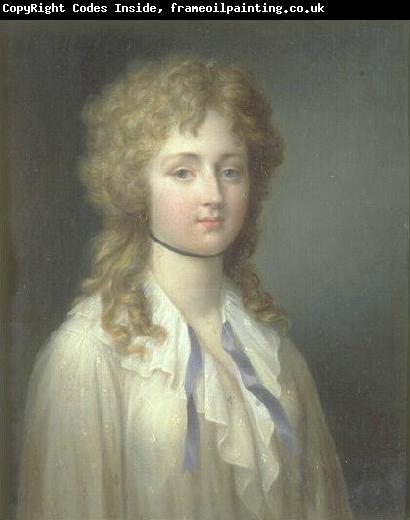 Jean-Pierre Franque Portrait of Louise Adelaide de Bourbon