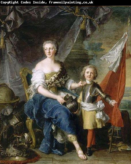 Jjean-Marc nattier Portrait of Jeanne Louise de Lorraine, Mademoiselle de Lambesc (1711-1772) and her brother Louis de Lorraine, Count then Prince of Brionne
