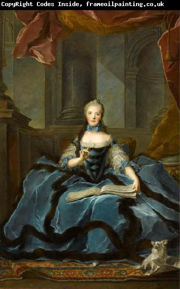 Jjean-Marc nattier Portrait of Marie Adelaide of France