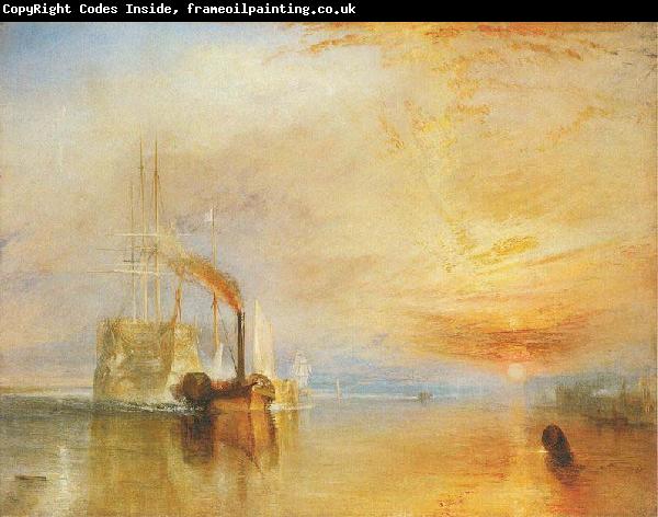 Joseph Mallord William Turner The Fighting Temeraire tugged to her last Berth to be broken up