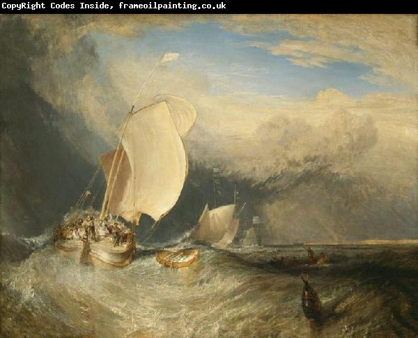 Joseph Mallord William Turner Fishing Boats with Hucksters Bargaining for Fish