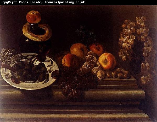 Juan Bautista de Espinosa Still Life Of Fruits And A Plate Of Olives