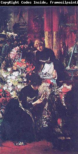 Juan Luna Street Flower Vendor