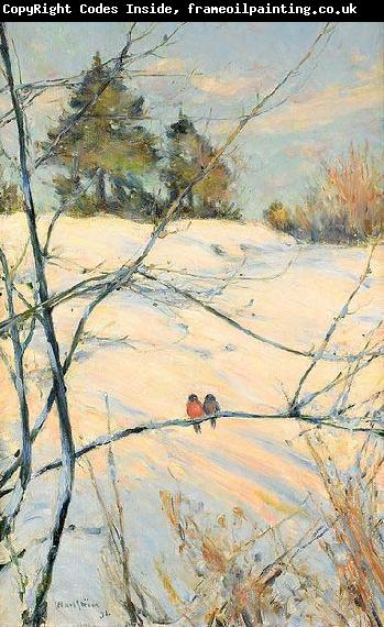 Karl Nordstrom Winter Scene from Skansen