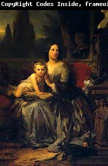 Leon Cogniet Portrait of Maria Brignole-Sale De Ferrari with her son