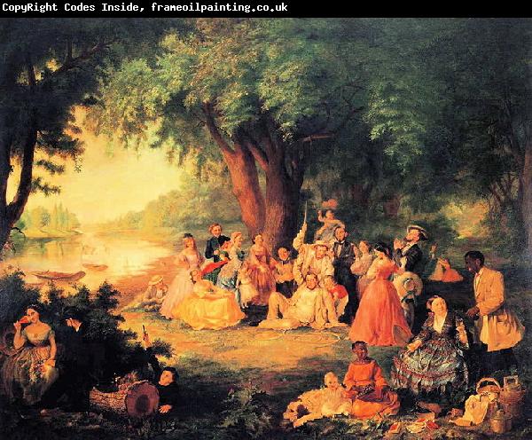 Lilly martin spencer Artist and Her Family on a Fourth of July Picnic