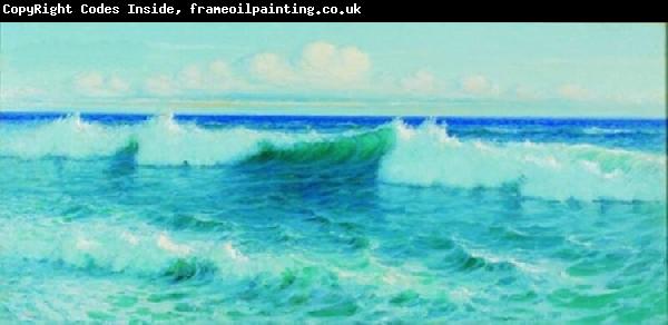 Lionel Walden Breaking Waves, oil painting by Lionel Walden