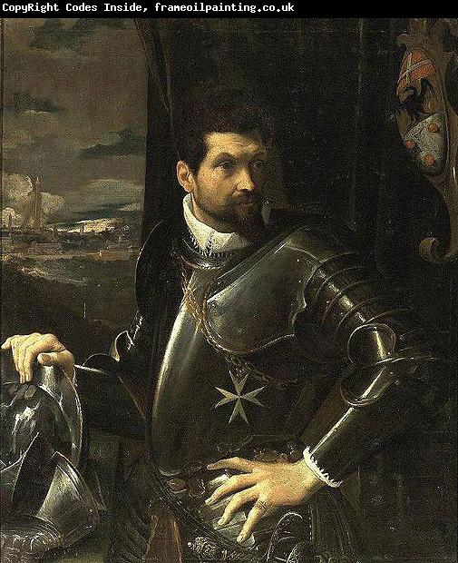 Lodovico Carracci Portrait of Carlo Alberto Rati Opizzoni in Armour