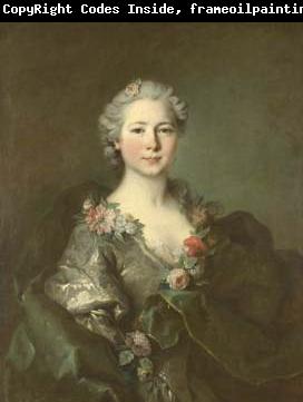 Louis Tocque Portrait of mademoiselle de Coislin