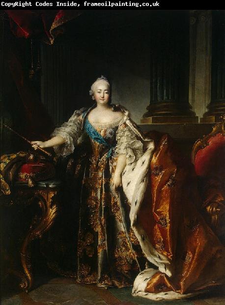 Louis Tocque Portrait of Empress Elizabeth Petrovna