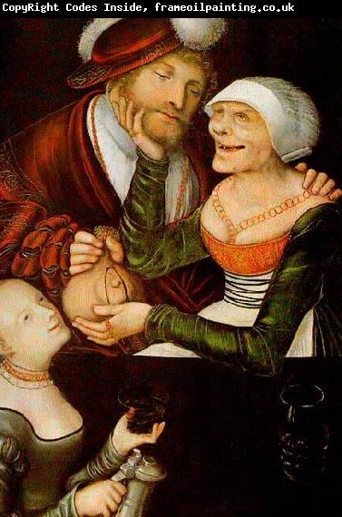 Lucas  Cranach The Procuress