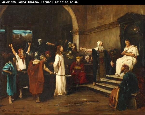 Mihaly Munkacsy Le Christ devant Pilate