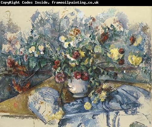 Paul Cezanne Grand bouquet de fleurs