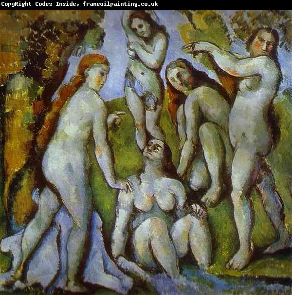 Paul Cezanne Five Bathers