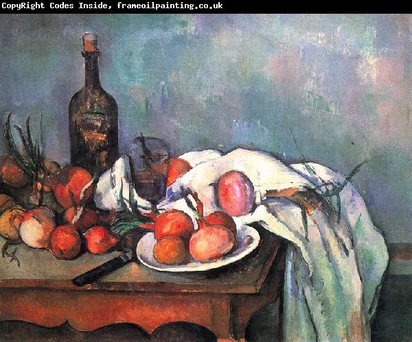 Paul Cezanne Stilleben mit Zwiebeln