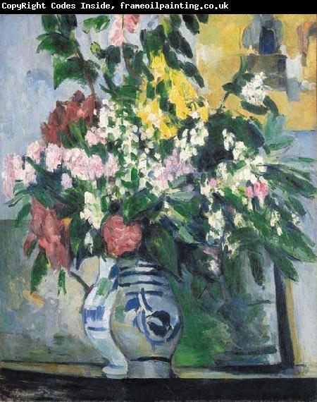 Paul Cezanne Les deux vases de fleurs