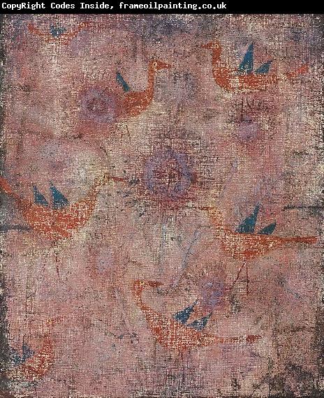 Paul Klee Blaugeflugelte Vogel signed and dated