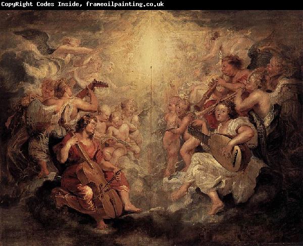 Peter Paul Rubens Music Making Angels