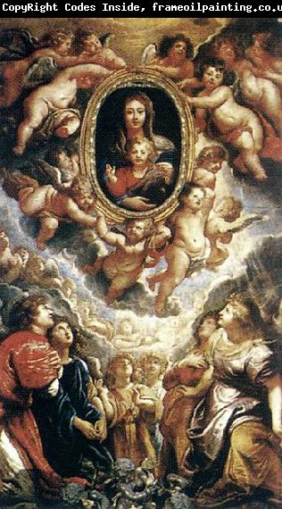 Peter Paul Rubens Madonna Adored by Angels