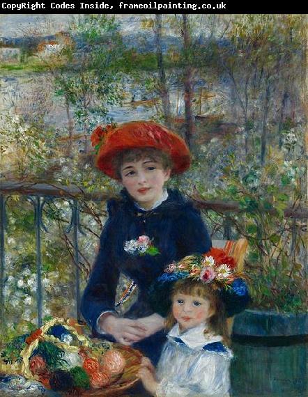 Pierre Auguste Renoir Two Sisters