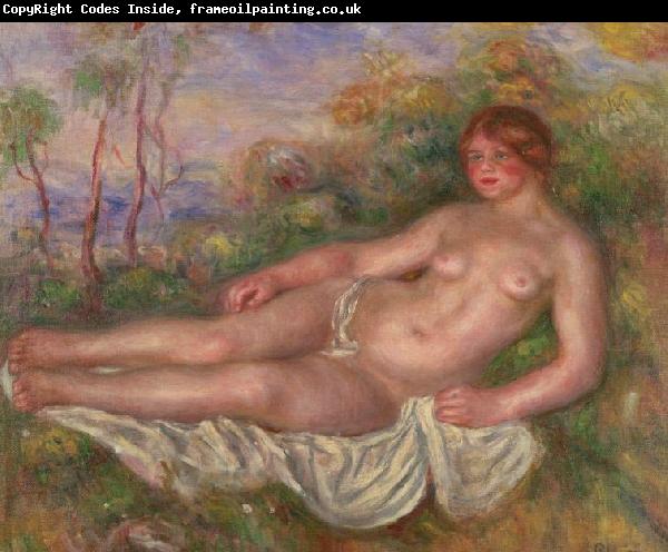 Pierre-Auguste Renoir Reclining Woman Bather