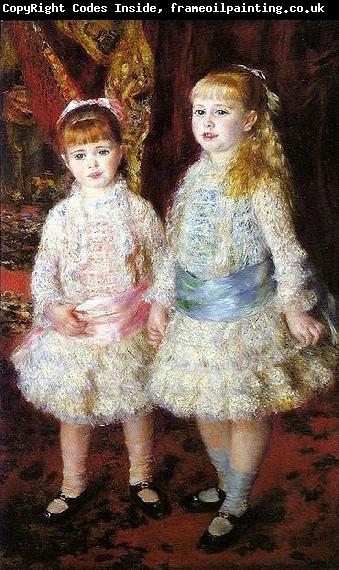 Pierre-Auguste Renoir Pink and Blue - The Cahen d'Anvers Girls