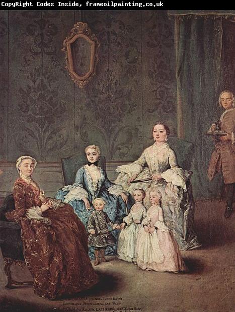 Pietro Longhi Portrat der Familie Sagredo